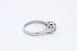 1ctw Diamond Ring In Platinum 5.6 Grams Size 7 Eb0225rcrsa