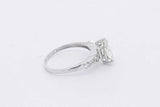 0.75ctw Center Marquis Diamond Ring 14k White Gold 2.3 Grams Size 7 Eb0625cxzsa
