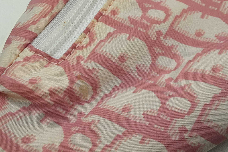 Christian Dior Trotter Diorissimo Oblique Pink & White Waist Bag Eb1125lrxdu