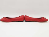 Jimmy Choo Elme Embellished Leather Flats Size 7.5 Sd0926lzxde