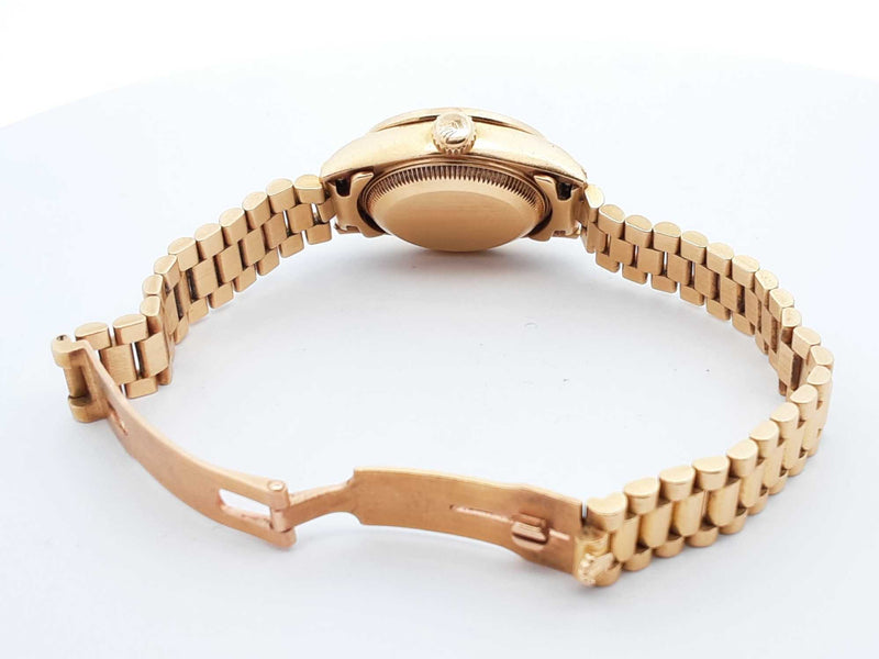 Rolex Datejust 26mm 18k Yellow Gold Diamond Bezel Watch Sd0825szxzde