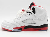 Jordan 5 Retro Og Fire Red Hq7980-101 Shoes Size 5.5 Y Aa0626izsa