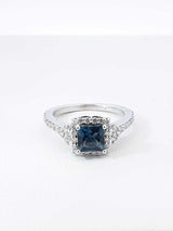 Enchanted Disney Cinderella's Engagement Ring In 14k White Gold 3.5 Grams Size 4 Fw0626oezdu