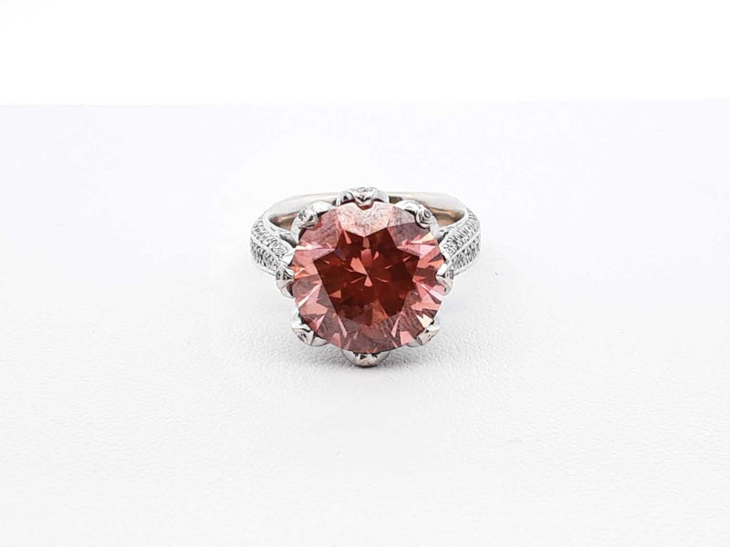 8.8 Cttw Lab Grown & Natural Diamond 18k Gold Ring 11.4 Gram Size 5 Eb1224rxxzdu