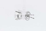 5.13cttw Lab Grown Diamond Stud Earrings In 14k White Gold 2.2 Grams Eb0326scrsa
