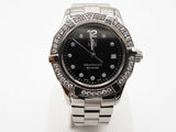 Tag Heuer Waf141d 27 Aquaracer Diamond Bezel Steel Quartz Watch Do1224crxde