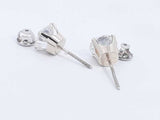 Lab Grown Diamond 4.09ctw Srcewback Stud Earrings In 14k White Gold Eb0421soxosa