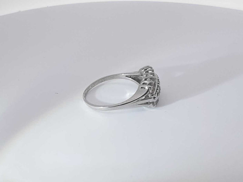 .91 Ctw Diamonds 14k White Gold 14k 4.4 Grams Ring Size 8 Sd0625owrsa