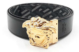 Versace La Greca Print Reversible Belt With La Medusa Buckle Size 40 Eb0126lxzdu