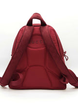Gucci Gg Monogram Red Canvas Backpack Eb0226lxxzde