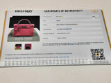 Hermes Kelly 32 Rose Pourpre Pink Chevre Mysore Palladium Shoulder Bag Do0323eizxde