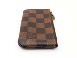 Louis Vuitton Pochette Clés Key Pouch In Damier Ebene Coated Canvas Fw0726lxzdu