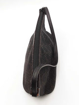 Gucci Gg Monogram Dark Brown Canvas Boat Pochette Eb0526crsa
