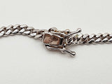 14k White Gold 36.2g Solid Cuban Chain 26 In Aa0725lexzsa