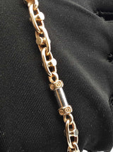14k Two-tone Yellow & White Gold Fancy Link Bracelet 11.3g 9 Inch Fw01125irxdu