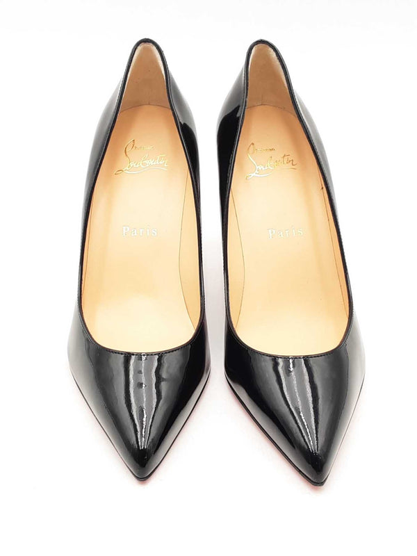 Christian Louboutin Pigalle Black Patent Leather Pumps Size 37 Eb1224lrxsa