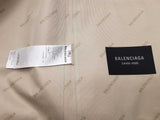 Balenciaga Tan Rain Tench Coat Size Xs Do1225cxzde