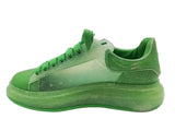 Alexander Mcqueen 718267 Green Glitter Shoes Size 9 Gs1025rzmia