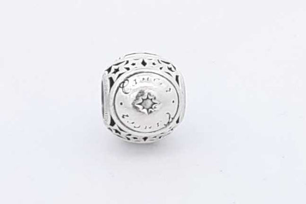 Pandora Sterling Silver Zodiac Cancer Bead Charm 2.4 Grams Eb0824rsa