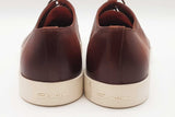Santoni Brown Leather Derby Shoes Size 11 Eb1225lxzde