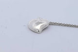 Tiffany & Co. Elsa Peretti Sterling Full Heart Pendant Necklace 4.5g  Eb926lxzde