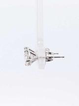 1.3 Cttw Diamond & 14k White Gold Stud Earrings 1.1 Grams Fw1123ixzdu