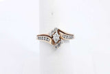 Approx. 0.37ctw Diamond Ring In 14k Yellow Gold 4.5 Grams Size 10 Eb1024lixsa