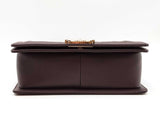 Chanel Boy Bag In Dark Brown Quilted Lambskin Fw0725lixzdu
