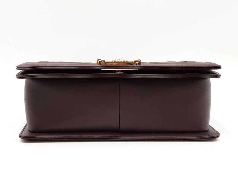 Chanel Boy Bag In Dark Brown Quilted Lambskin Fw0725lixzdu