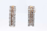 Diamond Drop Stud Earrings In 10k Yellow Gold 3.1 Grams Eb0625lxzdu