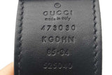 Gucci Monogram Reversible Belt Interlocking G Buckle Size 85/34 Eb0725lrxsa
