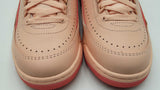 Nike Air Jordan 2/3 Washed Coral/pink Salt Sneakers Size 10 Fz4122-600 Eb1225ixdu