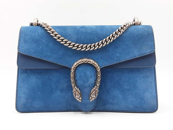Gucci Dionysus Blue Suede Shoulder Bag Fw0725wzxdu