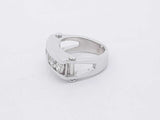 1.20 Cttw Diamond 14k White Gold 9.9 G Ring Size 6 Aa0726lzxzsa