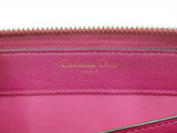 Christian Dior Diorissimo Leather Zip Around Wallet Black Aa0325orzsa