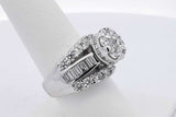 2.26cttw Diamond Ring In 14k White Gold 13 Grams Size 7.5 Eb0526lrxzsa