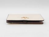 Kate Spade Madison Large Slim Wallet In Meringue Saffiano Leather Fw0625lxdu