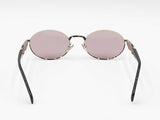 Prada Gold-tone Metal & Black Acetate Full Rim Oval Sunglasses Fw0226szdu