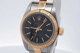 Rolex Oyster Perpetual 18k Yellow Gold & Stainless Steel Watch 24mm Eb0925olxzsa