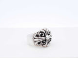Chrome Hearts Keeper Ring In Sterling Silver 20.3 Grams Size 10.5 Fw0226rzxdu
