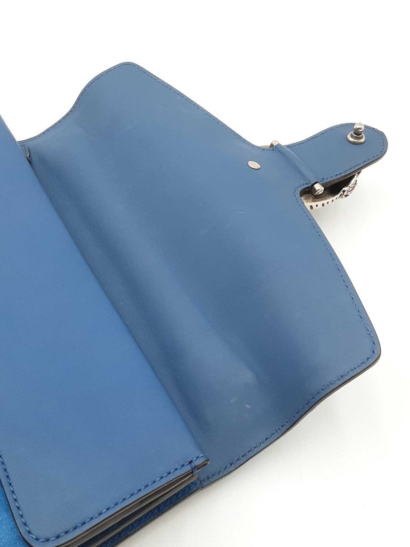 Gucci Dionysus Blue Suede Shoulder Bag Fw0725wzxdu