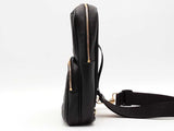 Versace La Medusa Leather Sling Backpack Black Aa0926orzsa