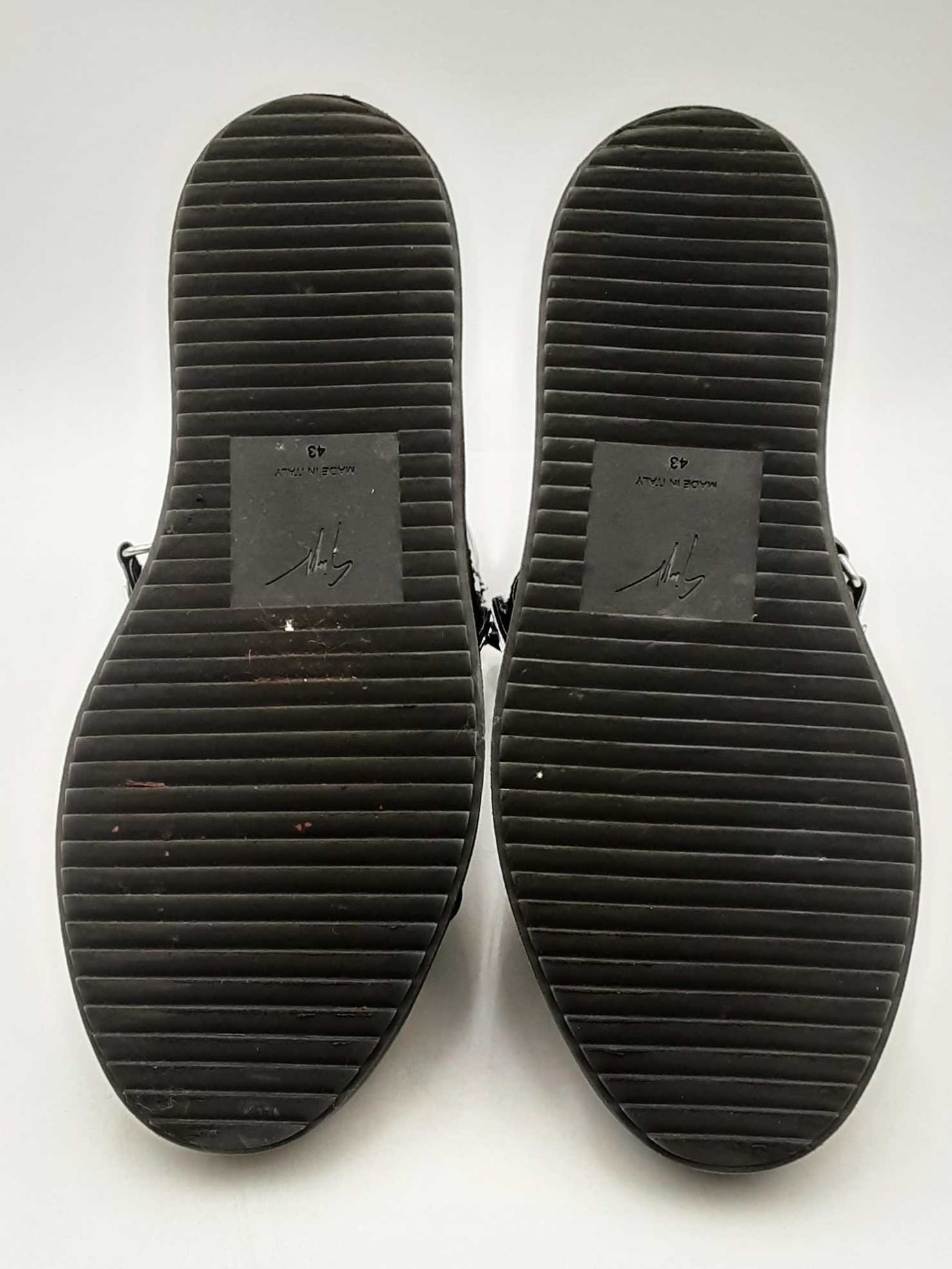 Giuseppe Zanotti Design Coby Nero Tomaia Mid Top Sneakers