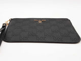 Michael Kors Jet Set Charm Perforated Leather Large Flat Wristlet Sd0426oxde