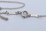 Tiffany & Co. Peretti 925 Eternal Circle Pendant Necklace 4.1g 16 Inch Eb626rxde