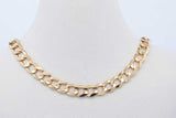 14k Yellow Gold Curb Link Chain Necklace 14.9 Grams 24 Inch Eb0526lxxzde