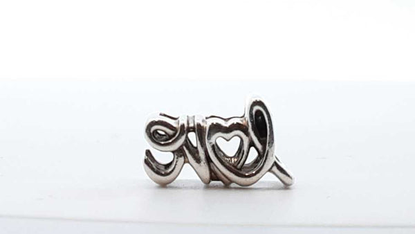Pandora .925 Silver 1.9g Handwritten Love Charm Lh1025lxde