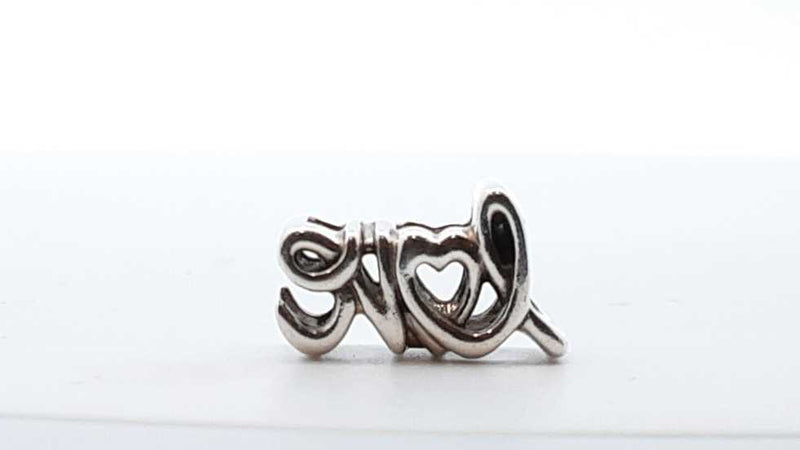 Pandora .925 Silver 1.9g Handwritten Love Charm Lh1025lxde