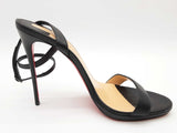 Christian Louboutin Loubi Queen 120 Black Strappy Heels Size Eu 41 Do0726lwxde