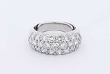 3.22cttw Diamond Ring In 14k White Gold 7.3 Grams Size 5.75 Eb0526lrxzdu